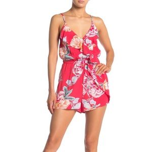 Cupcakes and Cashmere Hibiscus Romper Revolve